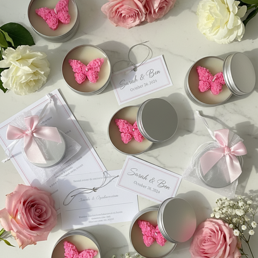 Detalle Boda, Bautizo, Comunión - Vela Mariposa