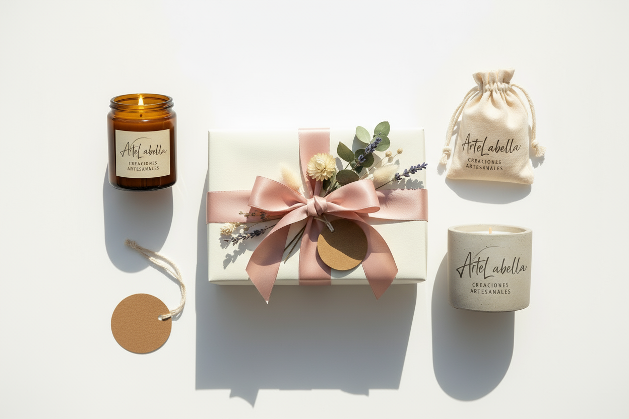 Packaging ArteLabella con productos
