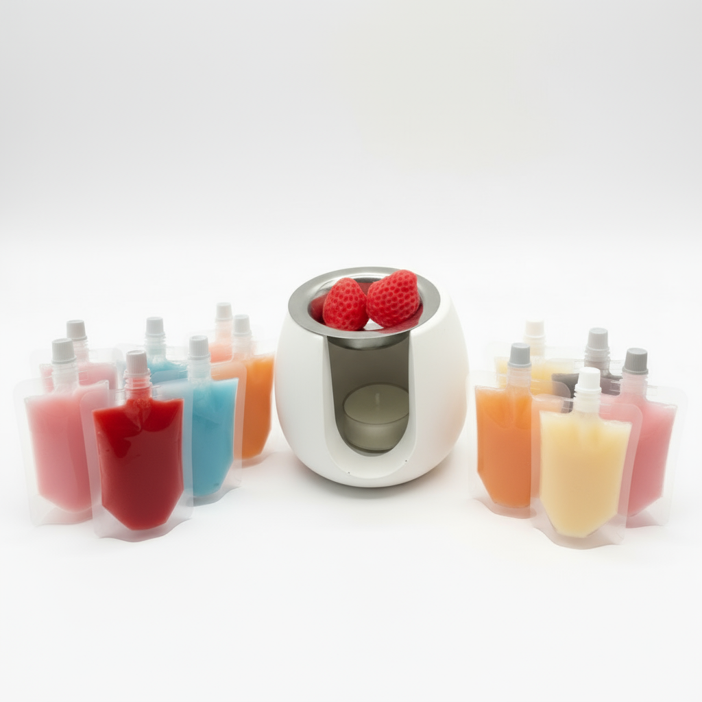 Pack Quemador Ovalado Grande + Wax Melts Exprimible